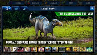 FUKUISAURUS TOURNAMENT - JURASSIC WORLD THE GAME