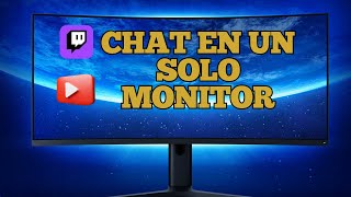 Cómo Colocar el Chat del Stream en un Solo Monitor | Guía Fácil