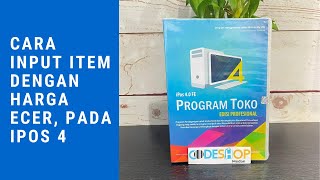 Tutorial ipos 4 part 1, input item untuk harga ecer