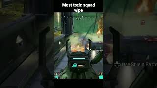 Most toxic squad wipe you will see all week #apex #caustic #apexlegends