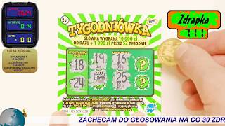 Zdrapka # 711 Tygodniówka