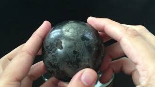 Pyrolusite sphere Ukraine 66 mm