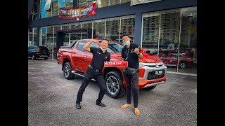 Mitsubishi Triton Adventure X Sunflare Orange Deliver - Tengku Ruhaidie