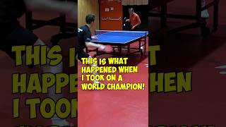 Amateur vs World Champion 🔥 #shorts #tabletennis