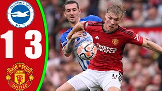 YESSS MENANG LAGI🥰BRIGHTON VS MAN UNITED 1-3✅AMAD GARNACHO GACOR🔥HOJLUND CETAK GOL LAGI😍PREDIKSI🔴