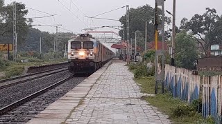 CRAZY HONKING TATA WAP7 SKIPPING WITH 15657 BRAHMAPUTRA MAIL 💥🔥 #wap7 #highspeed #indianrailways