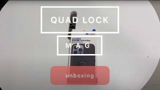 Quad Lock MAG Unboxing test on Wireless charging pad