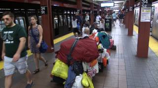 Mess in New York Subway Station Herald Square 34 Sttreet