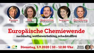 Europe Calling "Europäische Chemiewende - nachhaltig, wettbewerbsfähig, schadstofffrei"