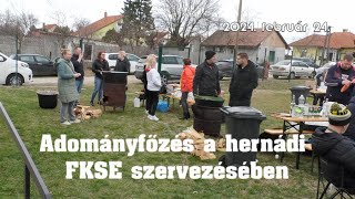 A hernádi FKSE Adományfőzése 2024