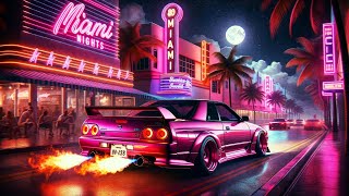 80s Miami Nights | Retro Lofi Synthwave Mix | 80 Neon Dreams