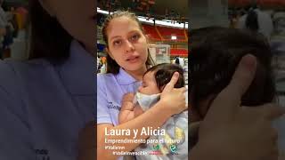 El rostro de Laura, una joven madre, se ilumina cuando habla de su emprendimiento