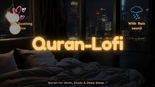 Peaceful and Relaxing Quran - With {RainSound} Qari Abdur Rahman Mossad and Sherif Mustafa.