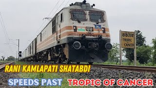 High Speed Bhopal Shatabdi Express Blasts past Tropic Of Cancer in Madhya Pradesh 🤩🔥 Indian Railways