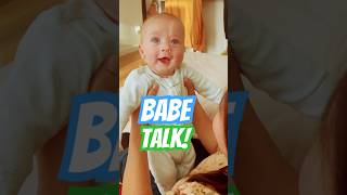 Get your babe talking! #lookwhostalking #firsttimedad #cutebaby #adorablebaby #newdad #4montholdbaby