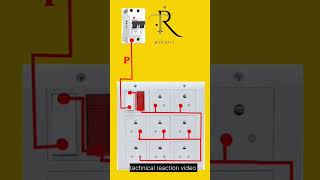 10 module board wiring 👍#electrical #electrian #boardwiring #electrician #electrial #circuitboard