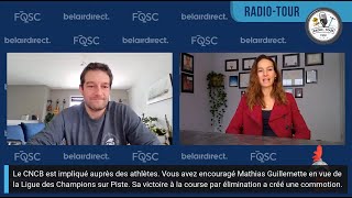 Extrait - Balado Radio-Tour | FQSC, invité: Nicolas Legault CNCB - 18 novembre 2022