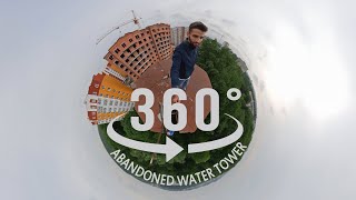 Insta360 One X ABANDONED water tower ROOF vr video test