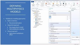 How to Add Multiple Physics to a Model Geometry in COMSOL®