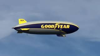 Goodyear Blimp Hovering