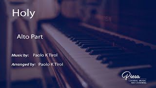 Holy (Arr. Paulo Tirol) - Alto