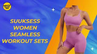 PINSV Women Two Piece Outfits Workout Sets Bodycon Tracksuit - Universal Goods Hub