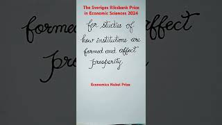 The Sveriges Riksbank Prize in Economic Sciences 2024