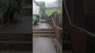 Crazy stairs on bike #jump #crash #fail #crazy #satisfying #mtb #shorts #viral #bike #biking #bmx