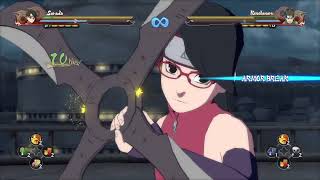 Sarada Uchiha Vs Konohamaru Sarutobi | Naruto Ultimate Ninja Storm 4