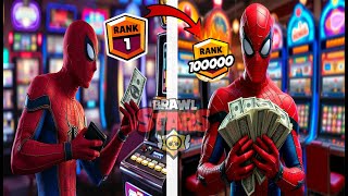 Spiderman vs Captain America vs Venom [Brawl Stars] | CASINO 🤑 🤣💲