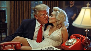 Donald Trump and Marilyn Monroe dancing - Ai