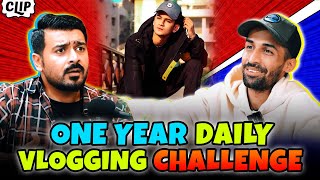 One Year Daily Vlogging Challenge | Umar Saleem | Podcast | Shahzar Hashmi | PROTAA | Clip