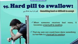 Hard pill to swallow | Learn Idioms