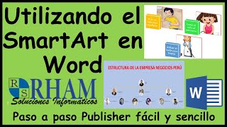 🔥 6. Como utilizar el SmartArt en Word | CLASES PARA PROFESORES DE COMPUTACIÓN