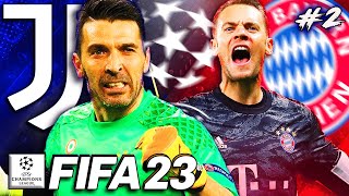 КАРЬЕРА ЗА БУФФОНА | БИТВА ПРОТИВ БАВАРИИ ЗА 1/4 ЛЧ | FIFA 23