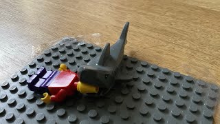 A SHARK KILLED LEGOMAN #shorts