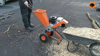 FM6DD Compact Petrol Wood Chipper 6HP