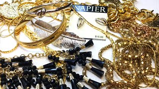 SHOP GOODWILL VINTAGE & MODERN SILVER GOLD JEWELRY GRAB BAG  Unbagging SALE Poshmark Youtube