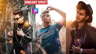 SUN LIGHT EFFECT - Photo Editing tutorial in Picsart Step by Step in Hindi - Taukeer Editz