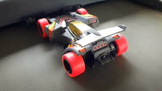 Tamiya Mini 4WD Neo Tridagger ZMC Carbon Special on Treadmill 7.7km/h