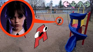 Childhood fear Wednesday Addams vs Alphabet in Real Life FNF be like | Didn't I do it for you