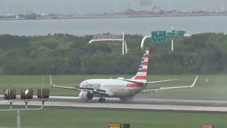 Flight tires blasted before takeoff || aeroplane videos