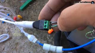 comment brancher une camera ip avec cable RJ45 seullement 4 fil