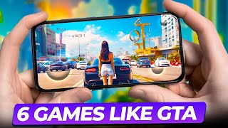 6 GTA 5 Like Mobile Games🔥That You Can Play Right Now! (Part 1)