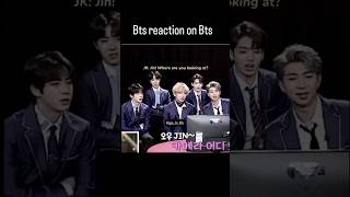 BTS reaction to BTS#bts#btsarmy#youtubeshorts#shorts#kpop#kdrama#jungkook#taehyung#jimin#jhope#suga