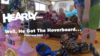 Well - He got a HOVERBOARD! Christmas 2019