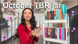 TBR jar prompts pick my October reads 🫙📚💕