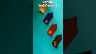 Candle wall Decor / Cardboard ideas / Diy wall hanging #cardboardcraft #ideas #diy #walldecor #yt