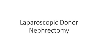 Laparoscopic Donor Nephrectomy | How Urologist Take Healthy Kidney from Living Donor