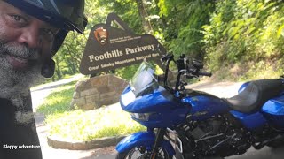 1st weekend with the 2024 Harley-Davidson Road Glide to the Missing Link @Foothills Parkway